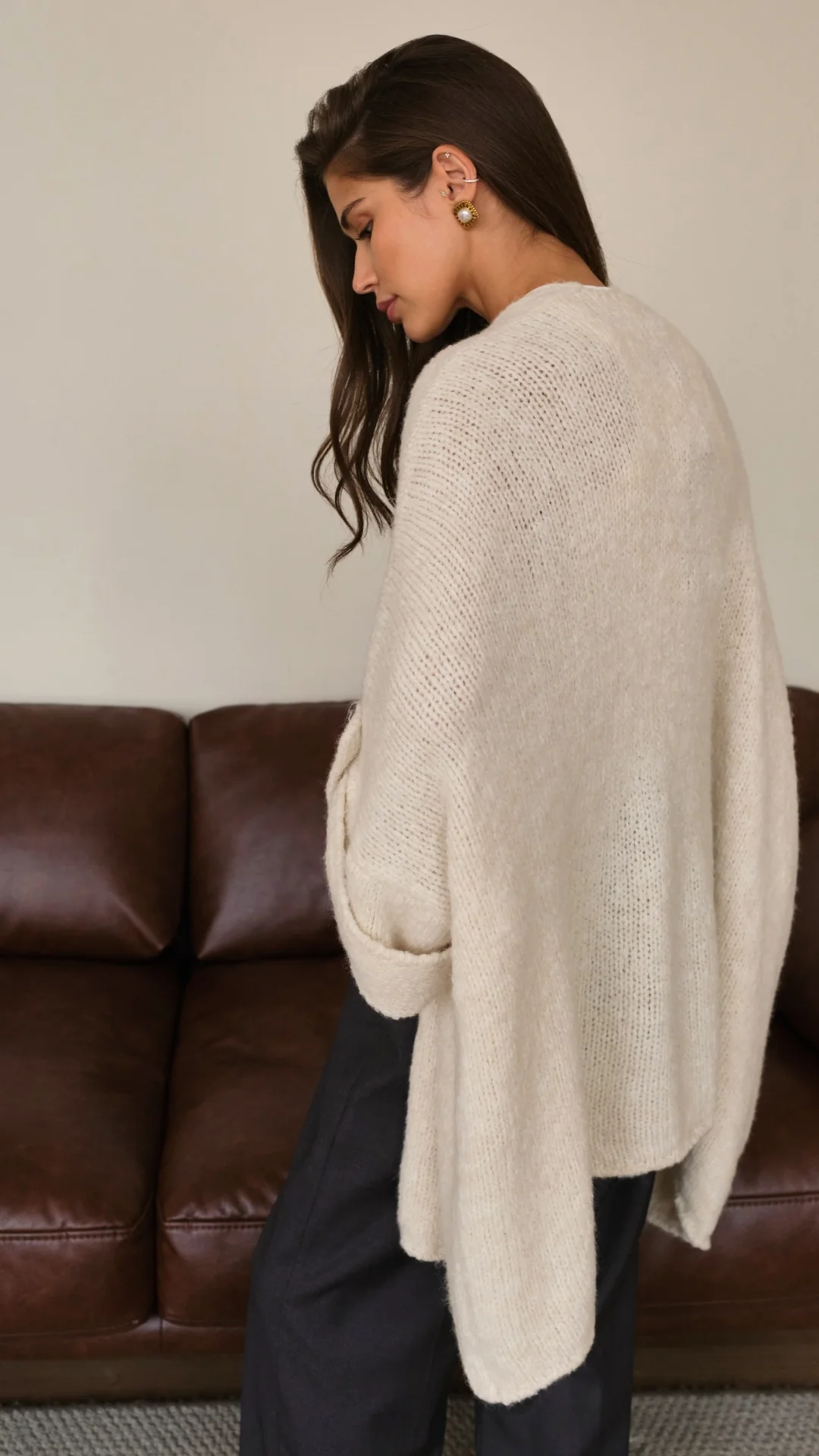 Adria Cardigan - Off White - Image 4