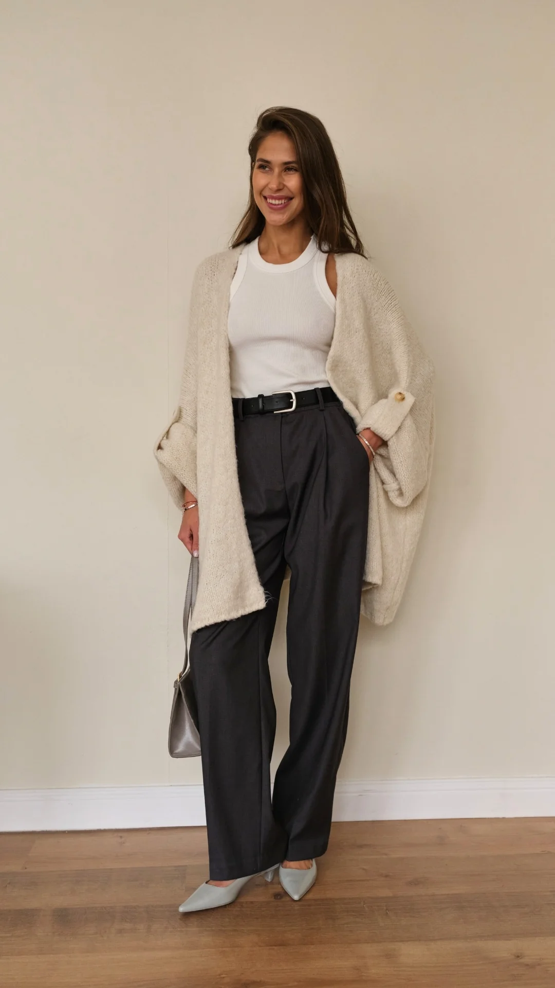 Adria Cardigan - Off White - Image 7