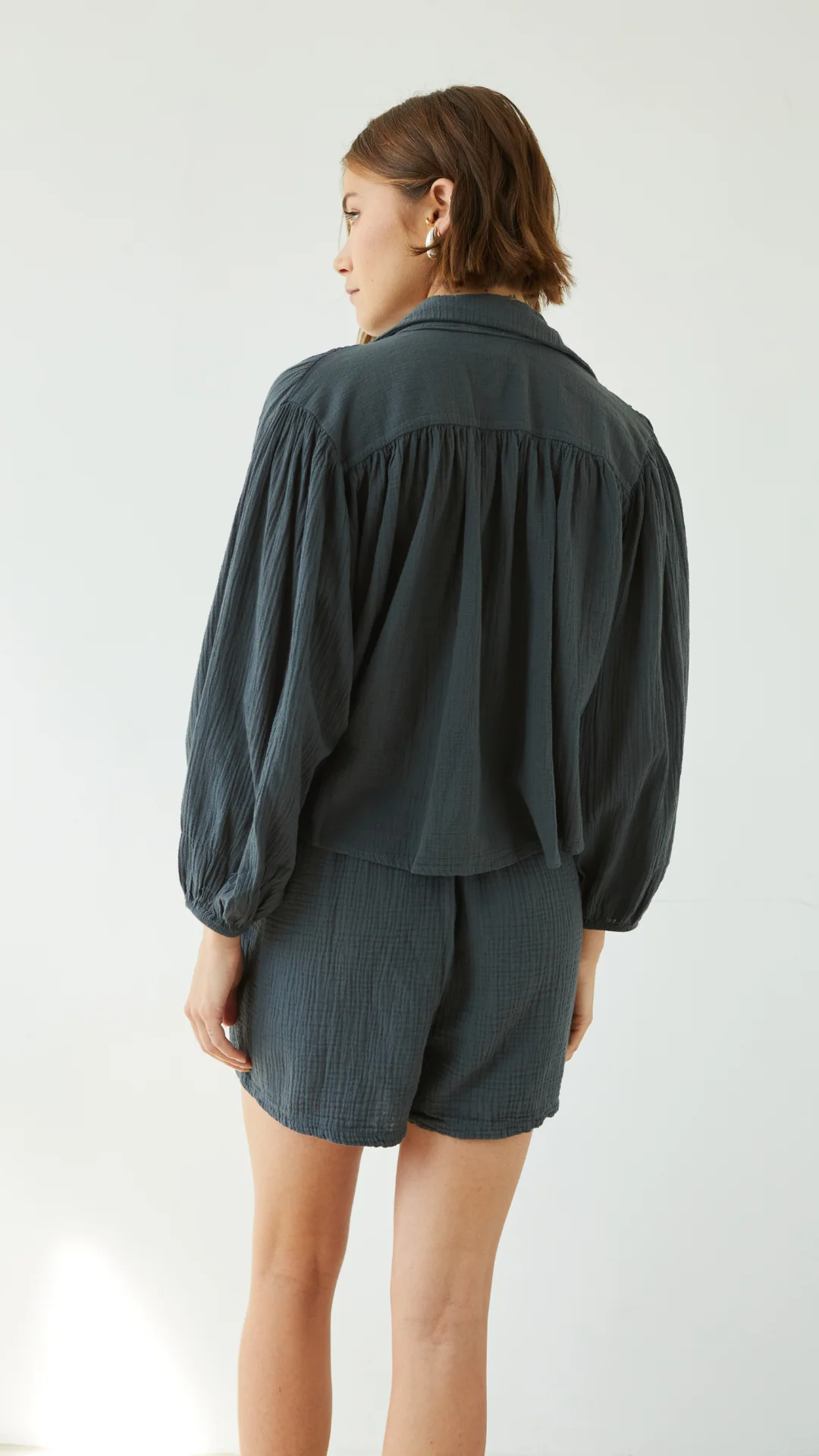 Aida Shirt - Anthracite - Image 4