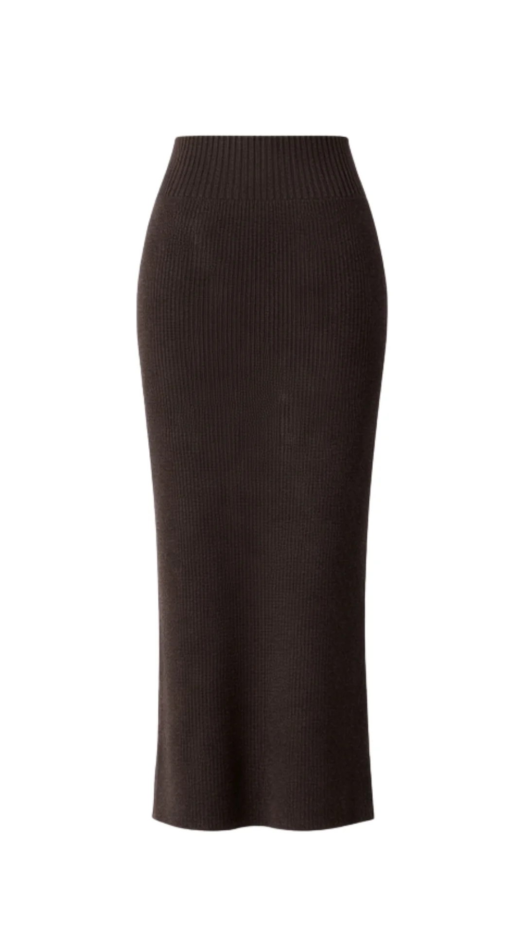 Alma Pencil Skirt - Dark Espresso - Image 5