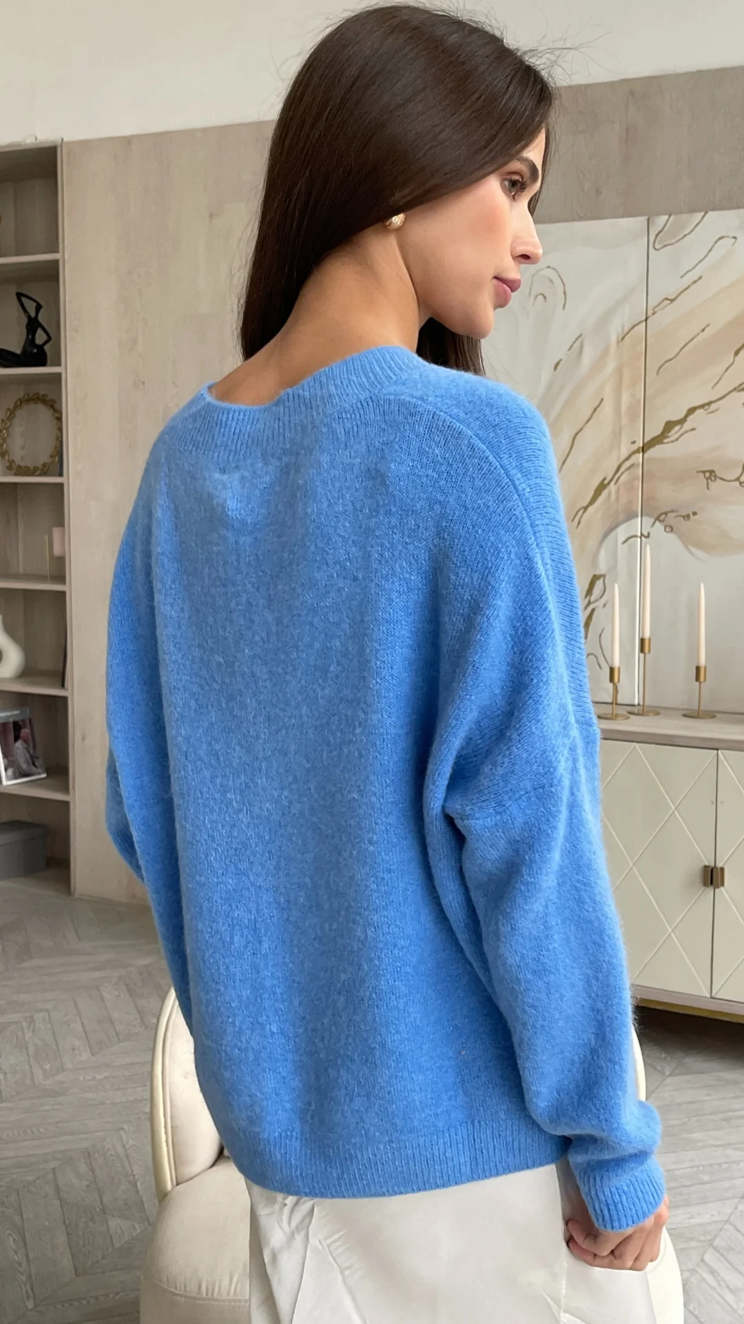 April Alpaca Sweater - Sky - Image 12
