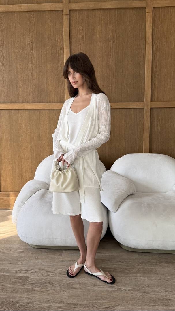 Ava Vest Top  - White - Image 10
