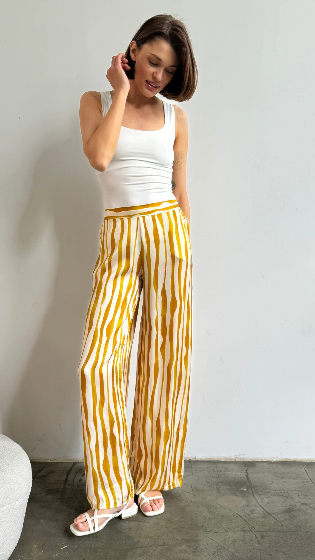 Emerson Trousers - Ochre Print