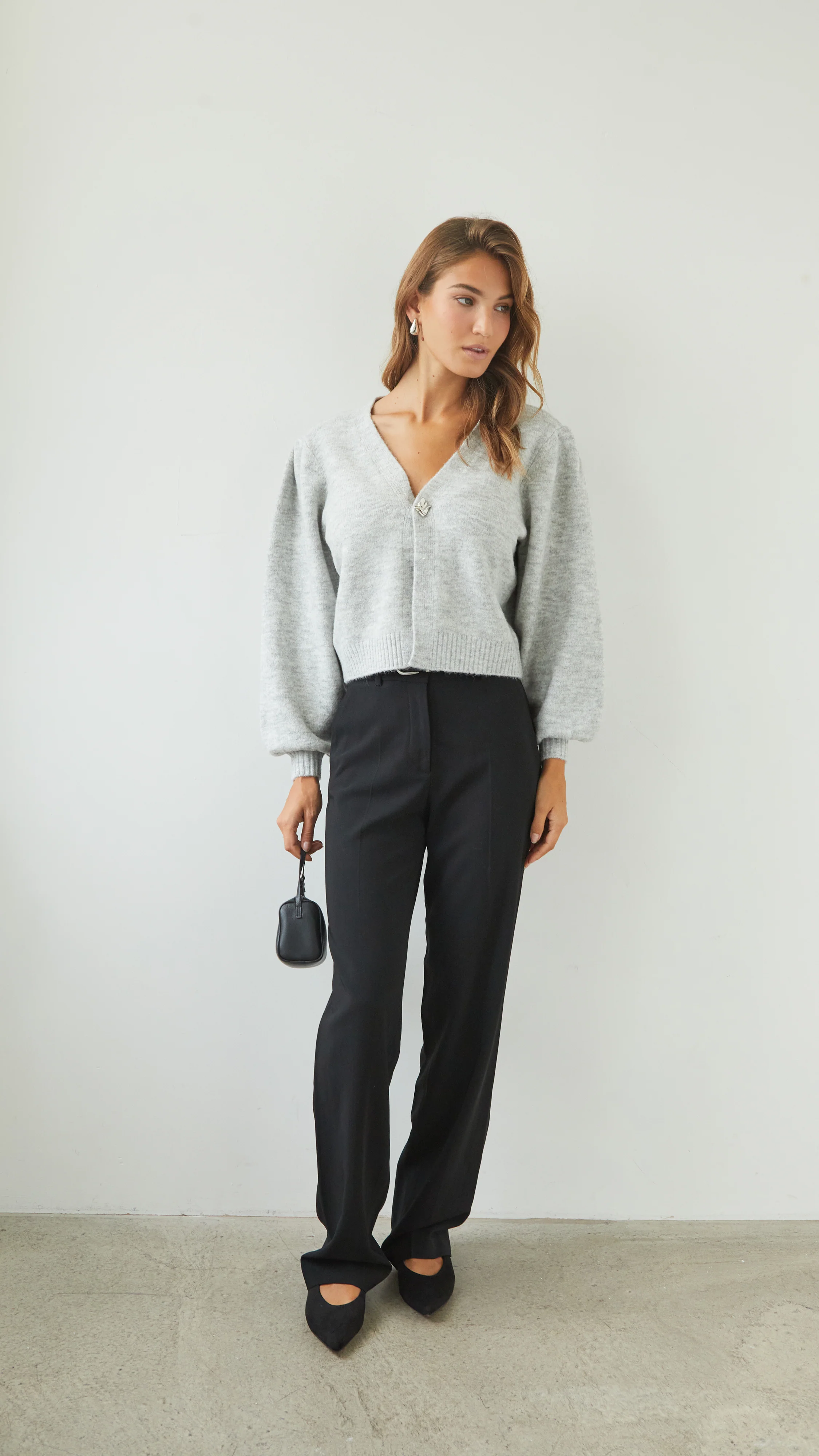 Hollie Cardigan - Silver Grey - Image 5