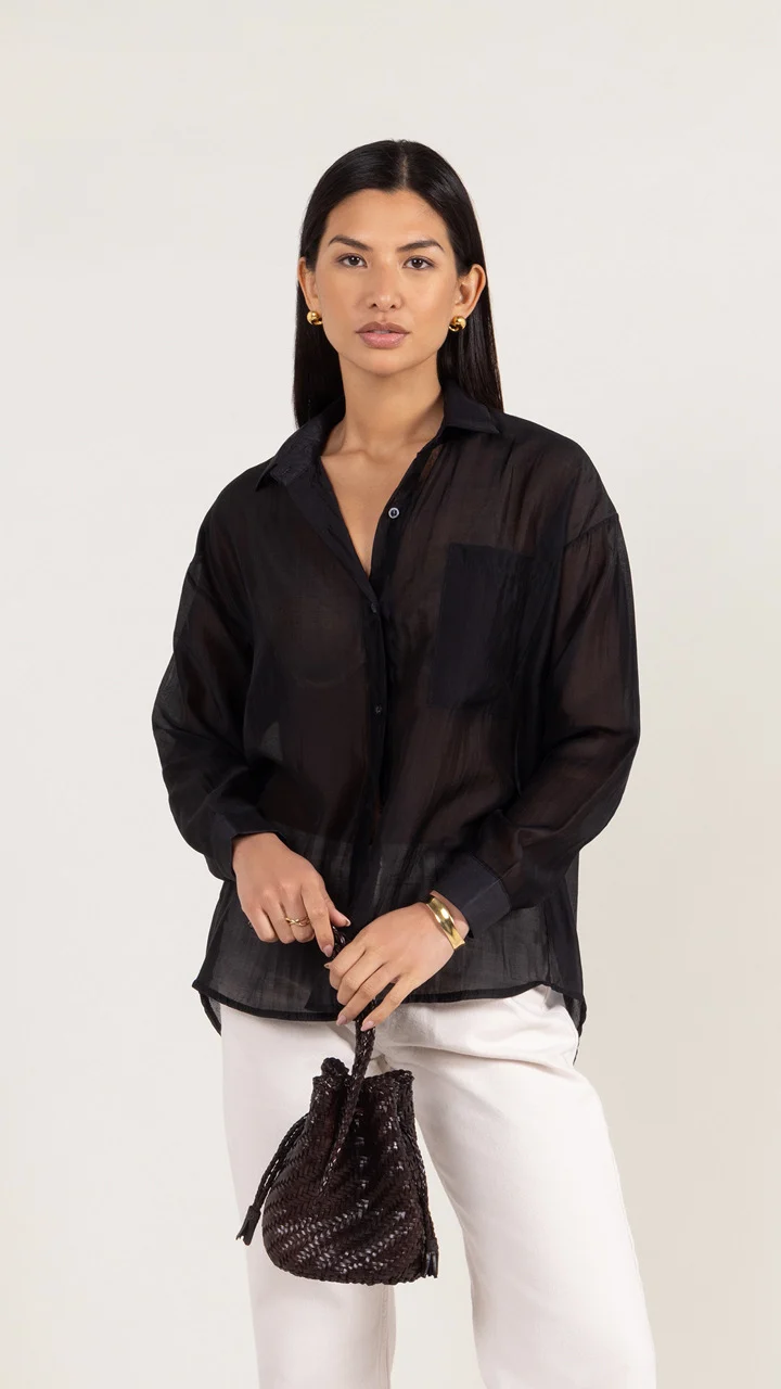 Ines Shirt - Black - Image 6