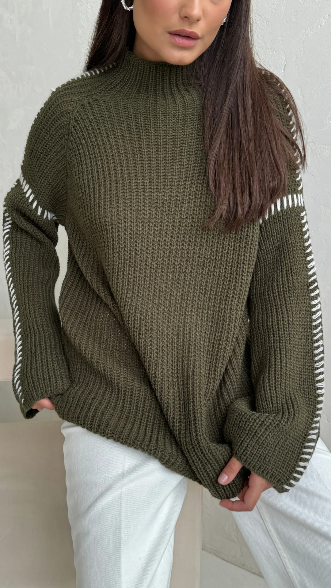 Kaya Jumper - Khaki - Image 6