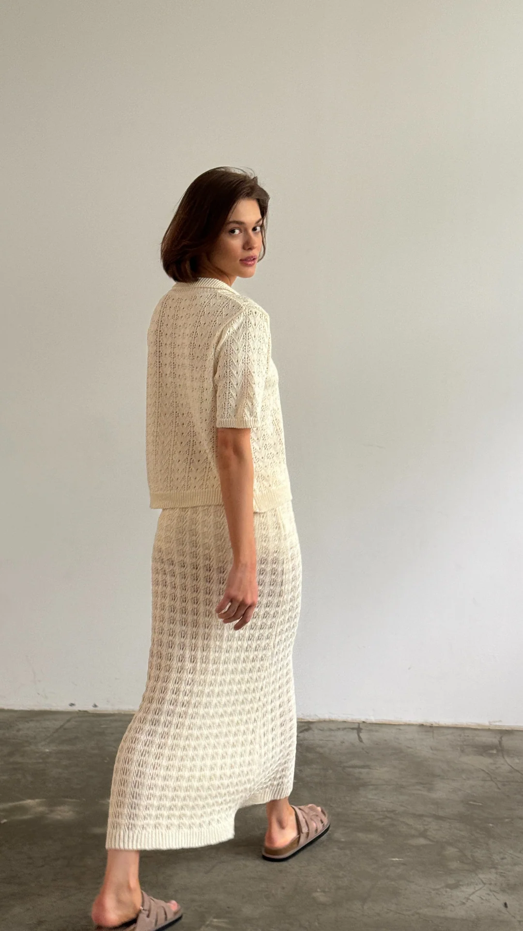 Lyla Crochet Set - Ecru - Image 8