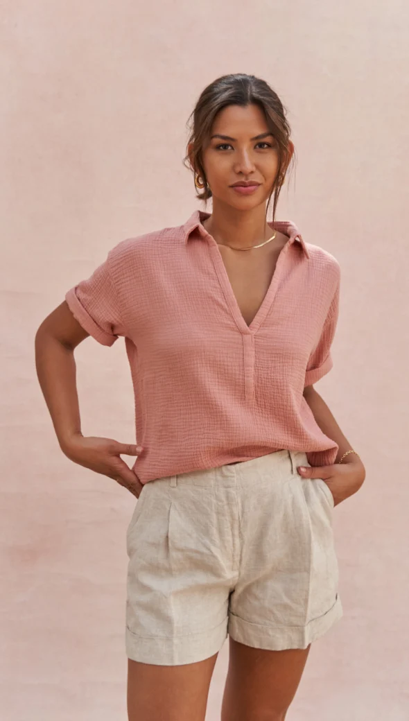 Mariana Shirt - Apricot - Image 2