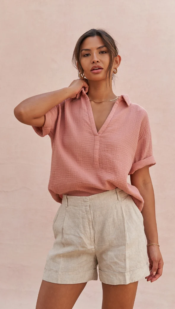 Mariana Shirt - Apricot - Image 3