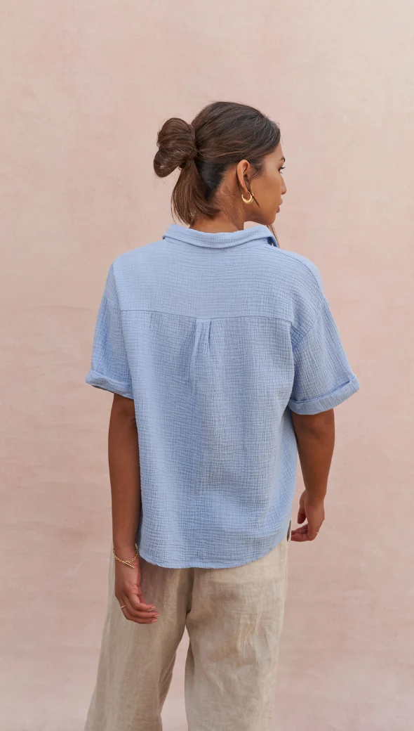 Mariana Shirt - Periwinkle - Image 8