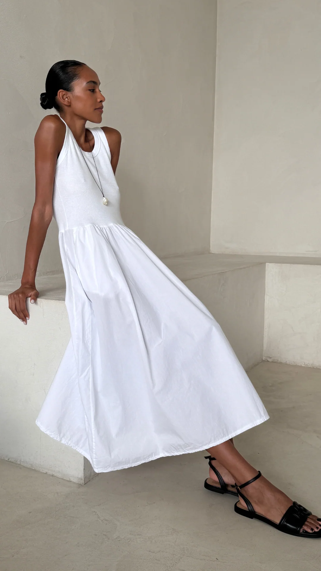 Marnie Dress - White - Image 9