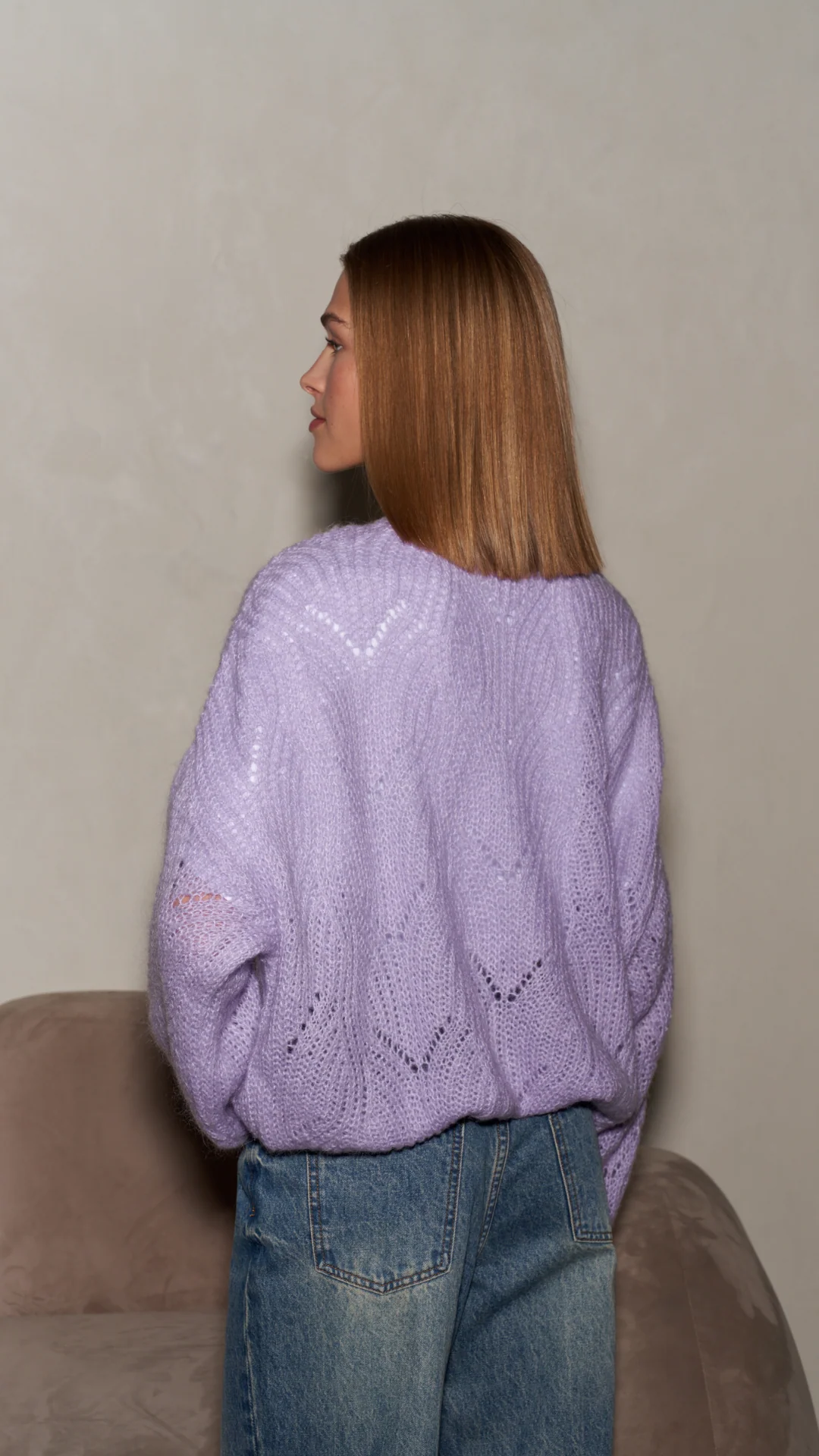 Miley Cardigan - Lilac - Image 7