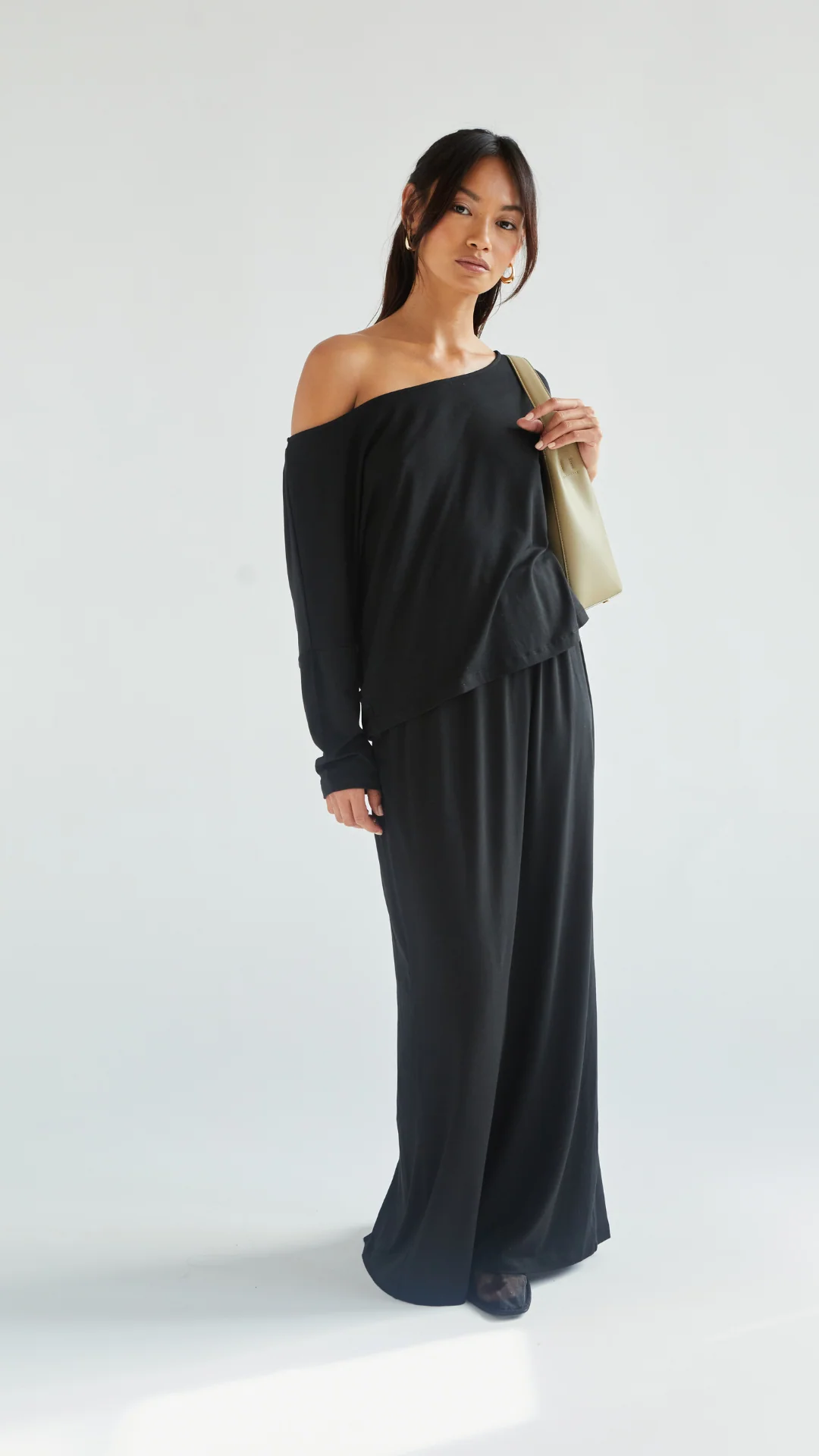Mira Jersey Top - Black - Image 5