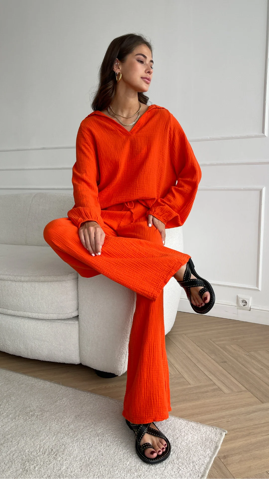 Selina Cotton Set - Amber - Image 6
