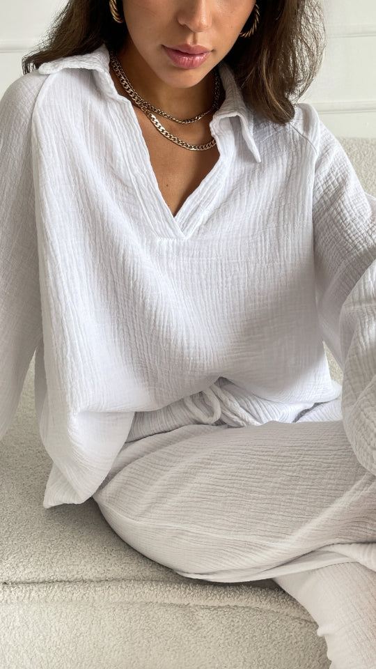 Selina Cotton Set - White - Image 7