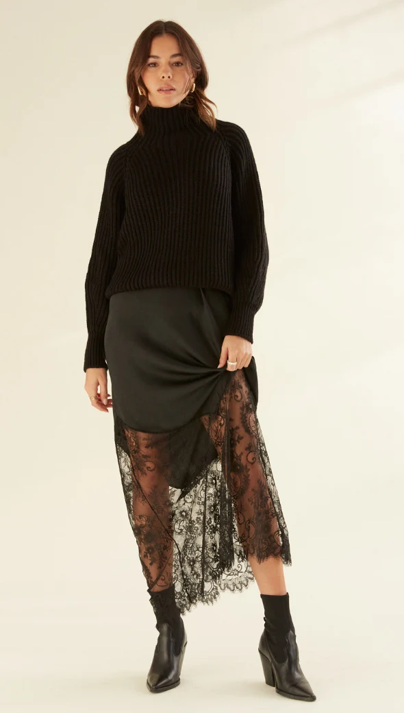 Selma Sweater - Black - Image 3