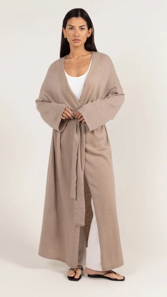 Sierra Long Cardigan - Dove Grey - Image 3