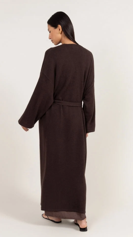 Sierra Long Cardigan - Espresso - Image 3