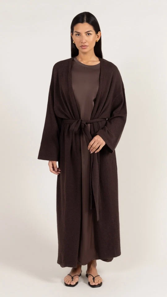 Sierra Long Cardigan - Espresso - Image 5