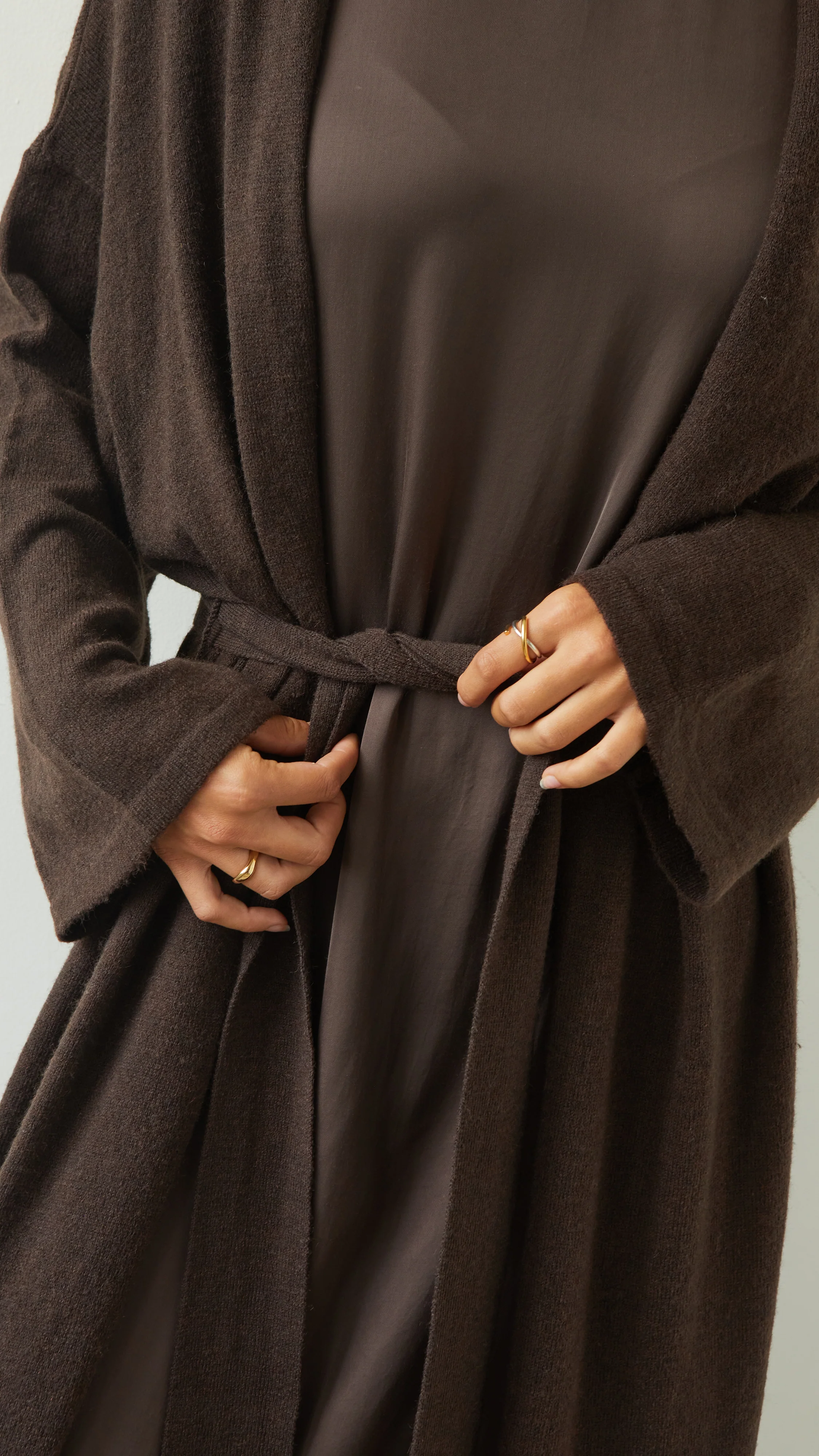Sierra Long Cardigan - Espresso - Image 6