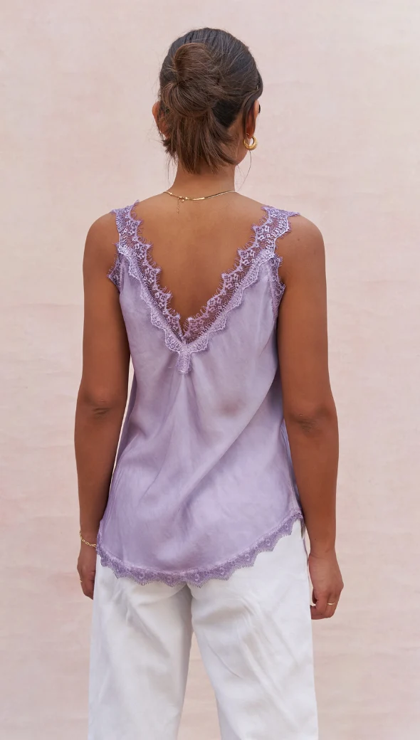 Solange Camisole - Soft Lavender - Image 6