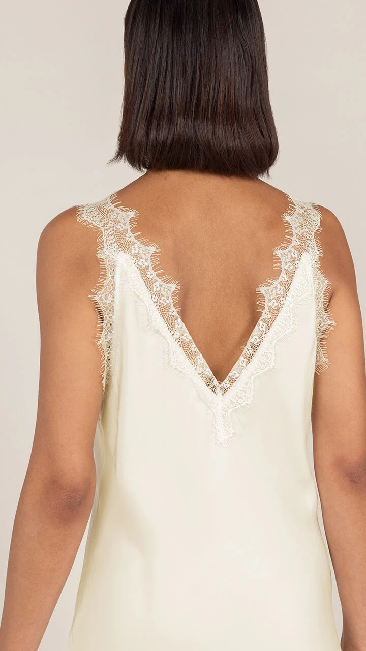 Solange Slip Dress - Butter Yellow - Image 6