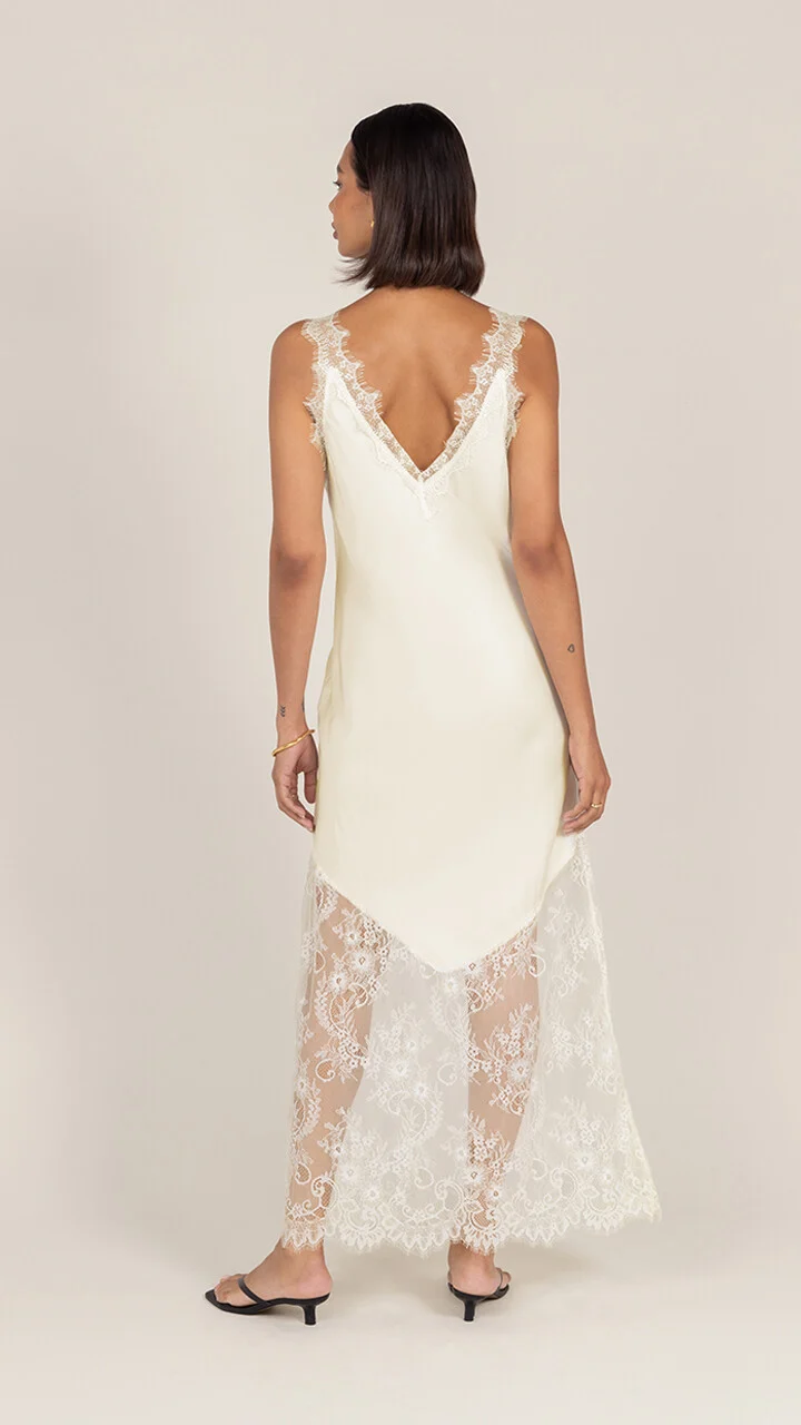 Solange Slip Dress - Butter Yellow - Image 8