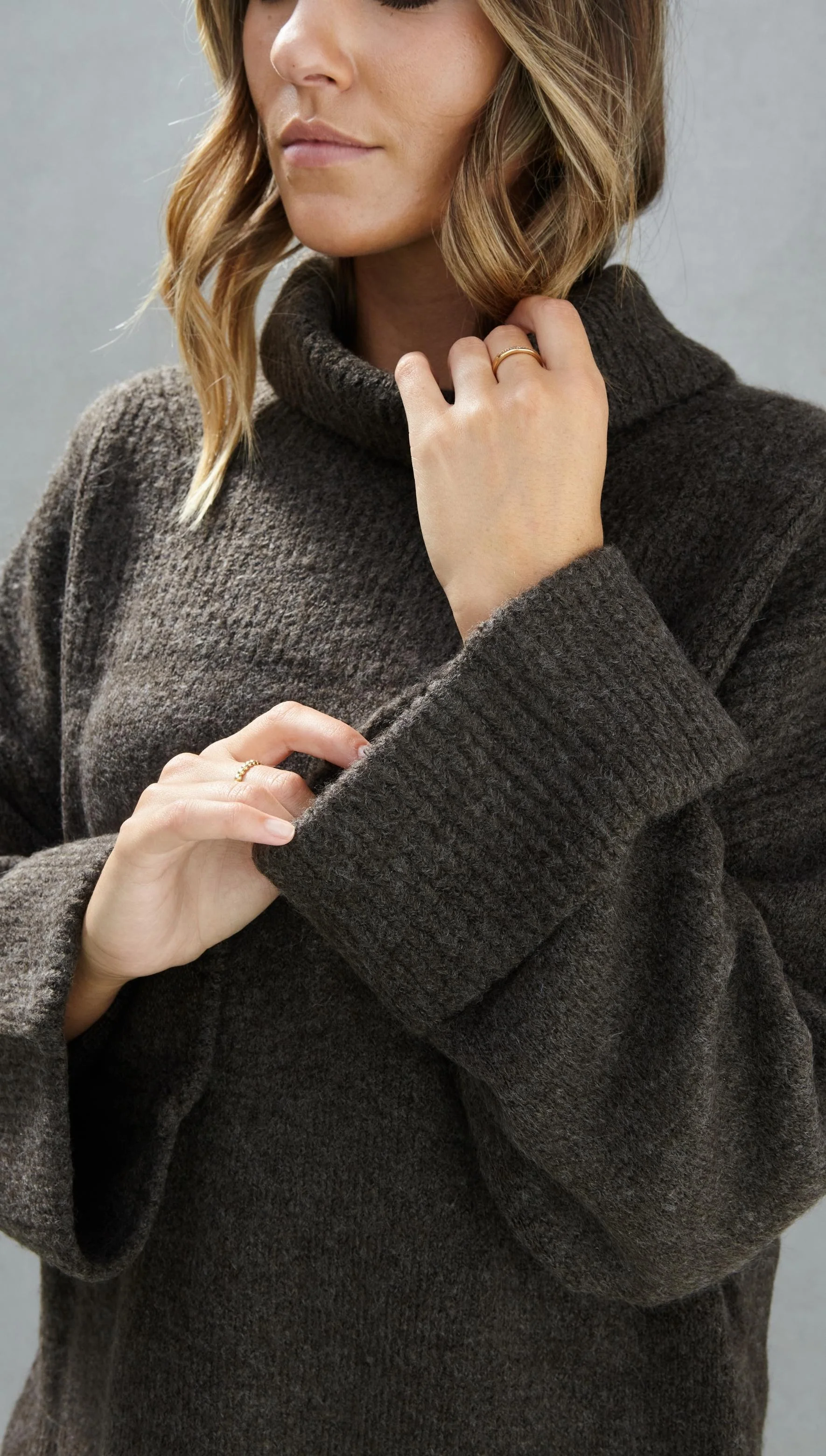 Vanessa Sweater - Dark Espresso Melange - Image 6
