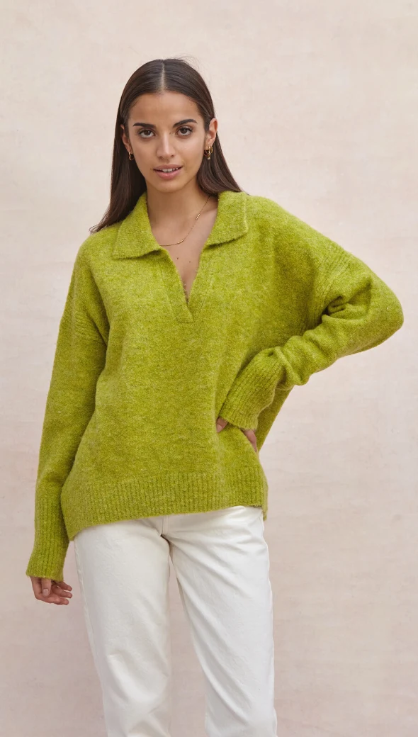 Veronika Sweater - Lime - Image 6